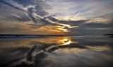 Sunset Ocean Reflections